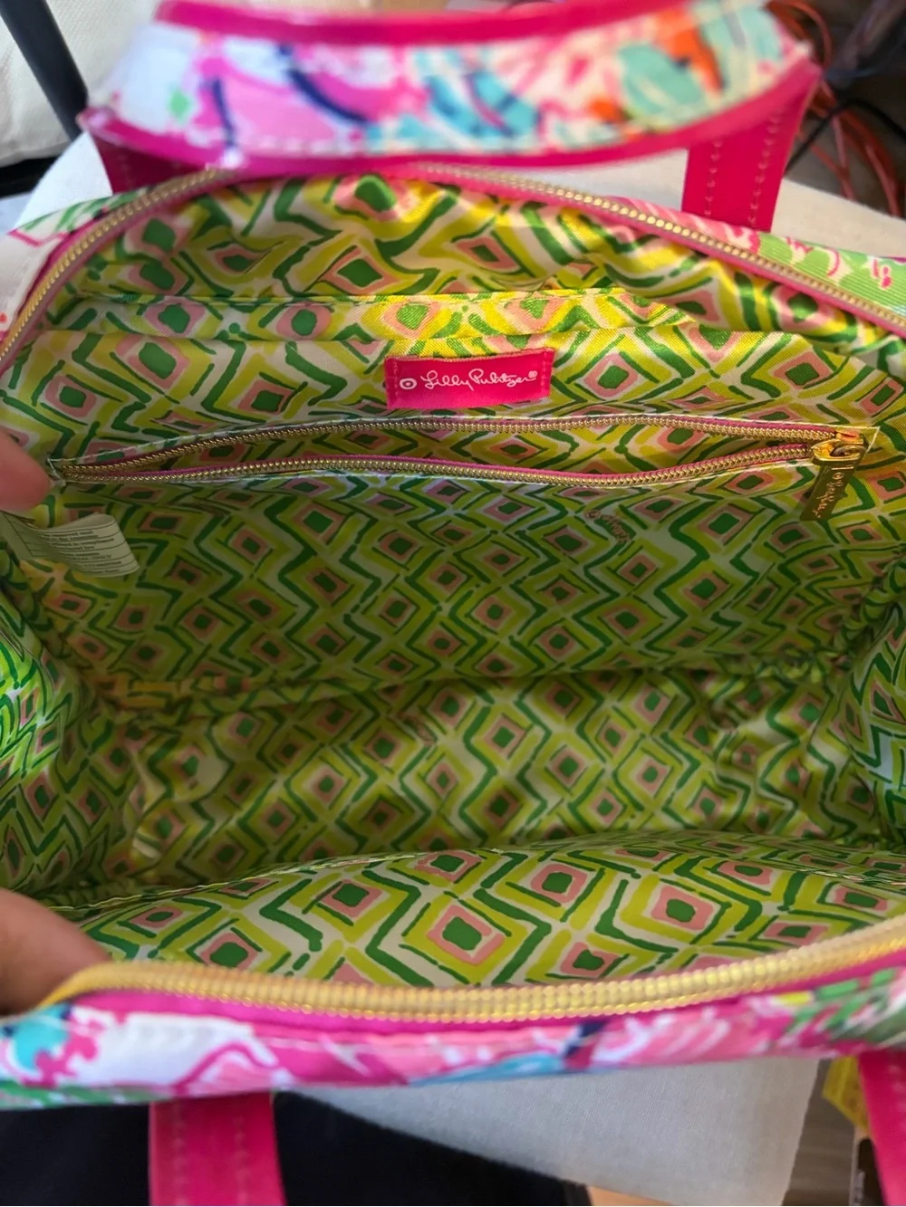 lilly pulitzer target 20th anniversary weekender cosmetic bag and dopp kit